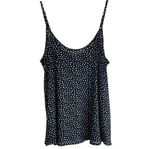 Black & White Apt. 9 Polka Dot Cami Top Small S